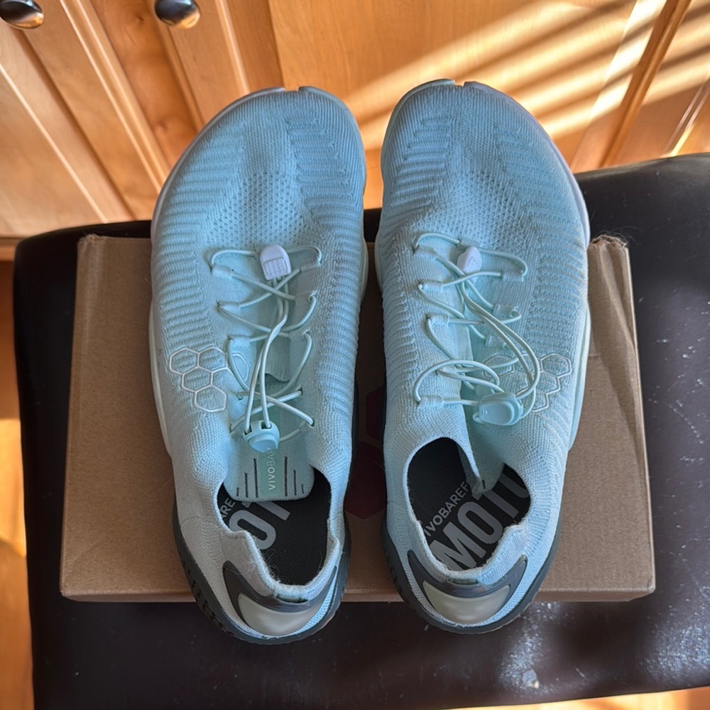 Vivobarefoot Light Blue Running Shoes